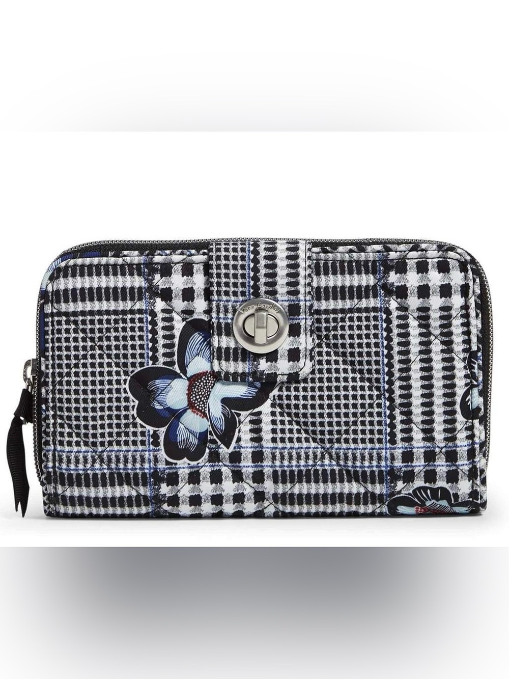 Vera Bradley Bedford Plaid RFID Turnlock Wallet - NWT